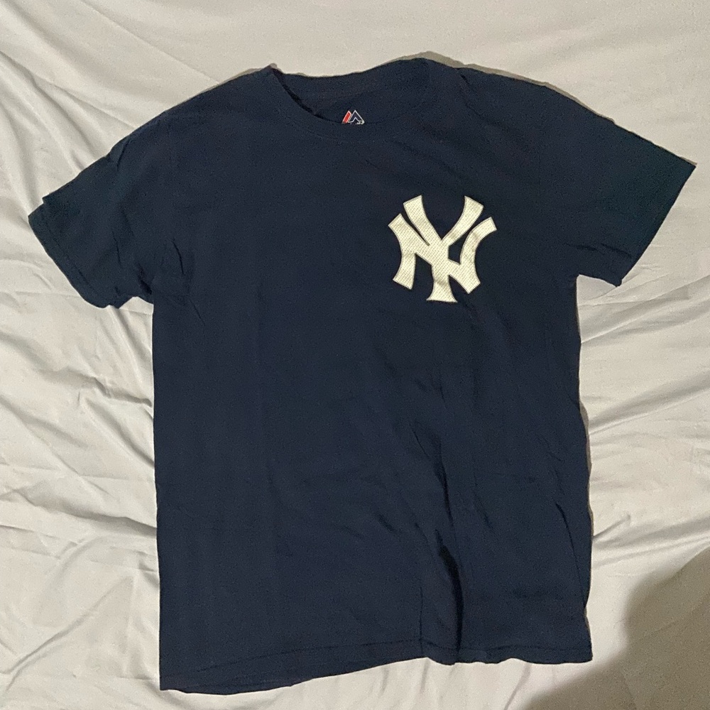 Majestic Men's New York Yankees T Shirt Torres #25